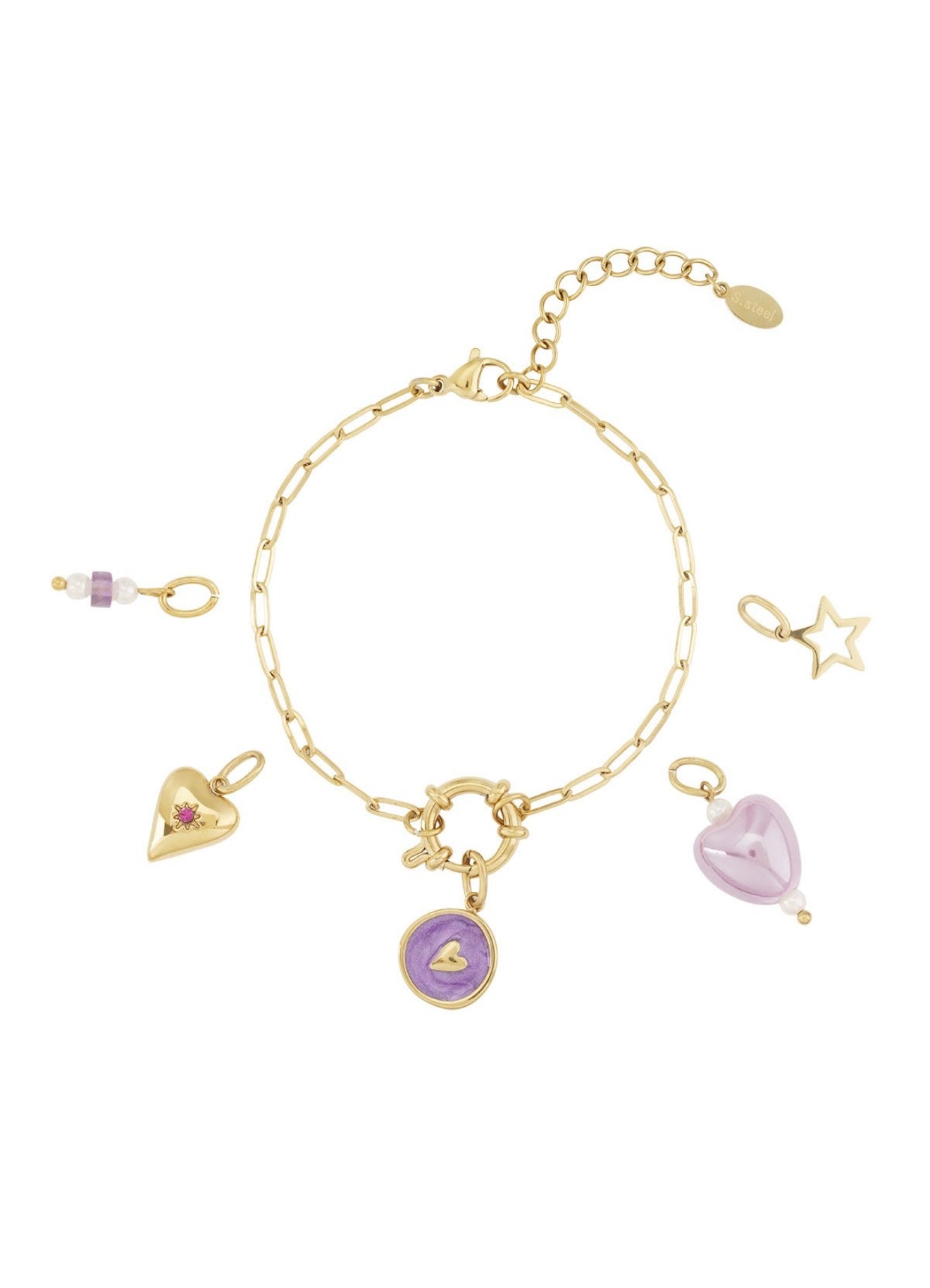 Armband mit verschiedenen Charms