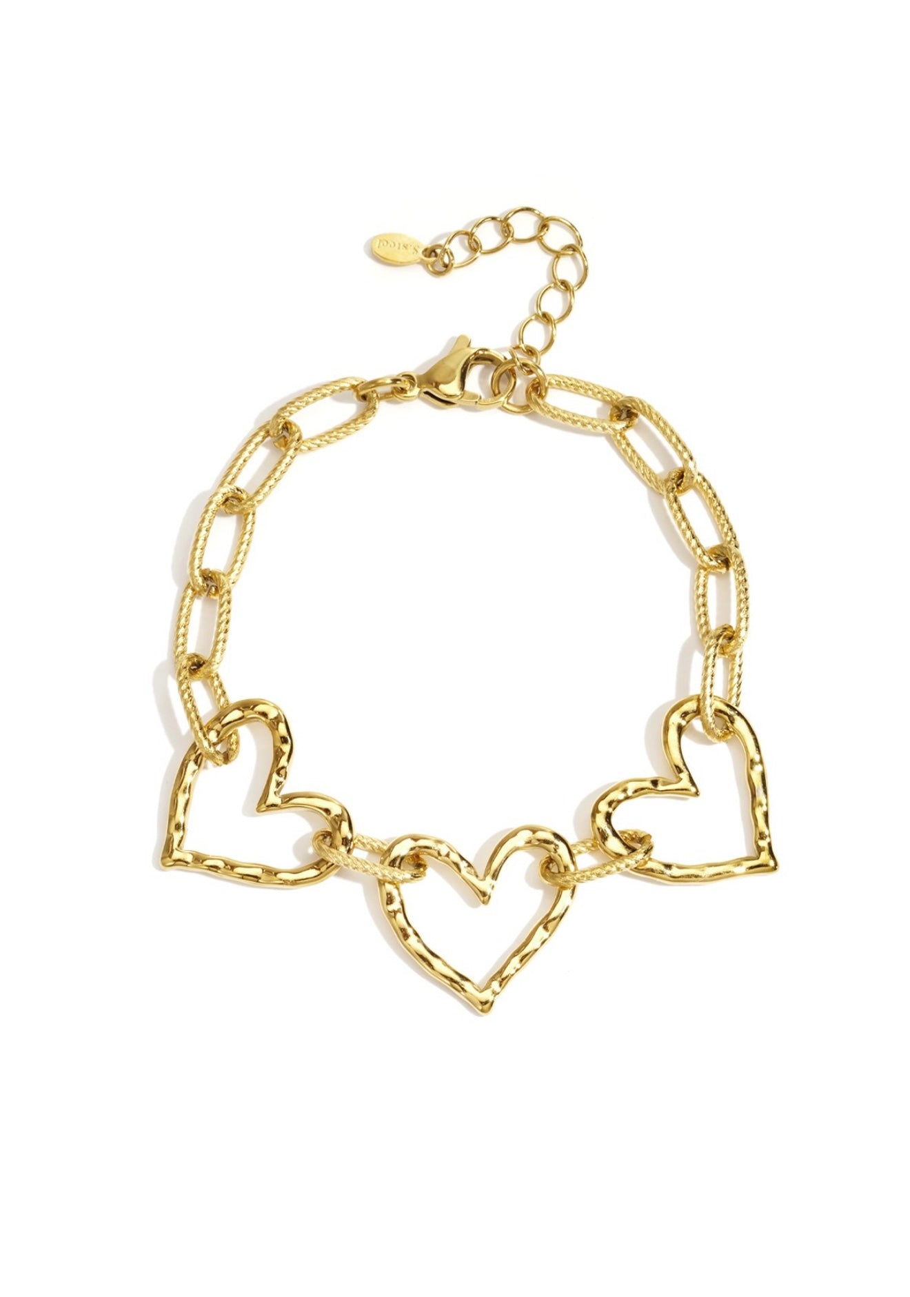 Herzketten-Armband