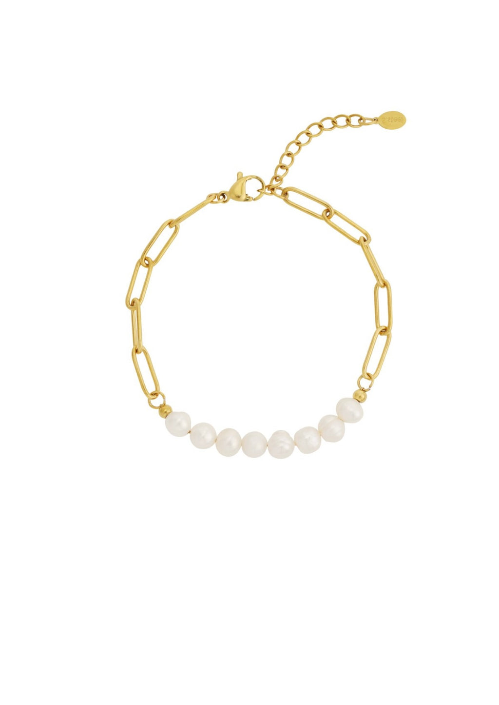 Kettenarmband mit Perlen
