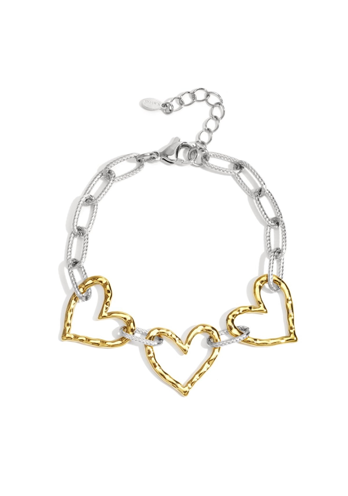 Herzketten-Armband