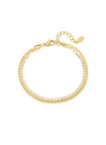 Doppeltes Armband mit Steinchen