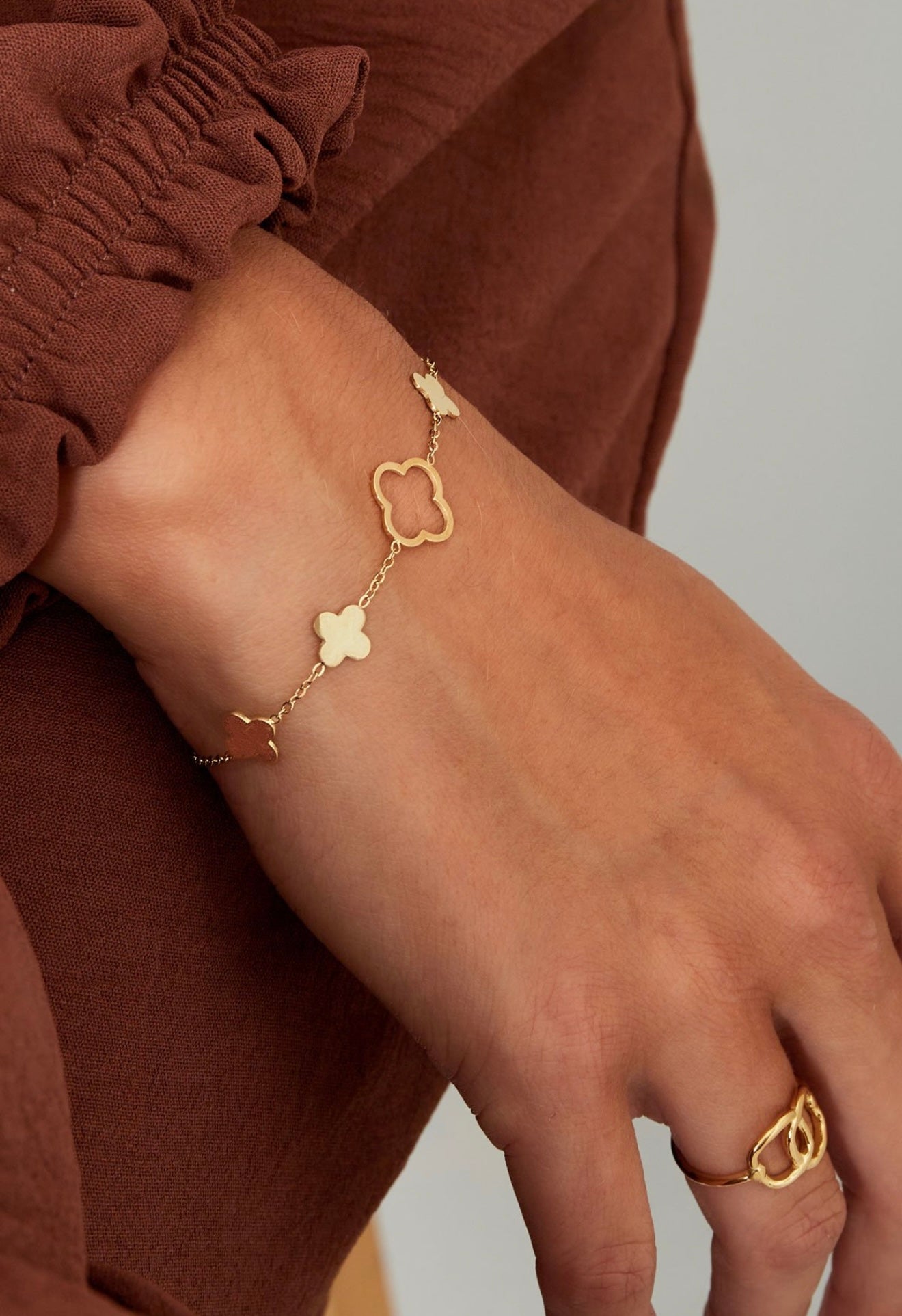 Kleeblatt-Armband
