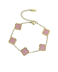 Klover Armband - 18k vergoldet