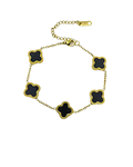 Klover Armband - 18k vergoldet